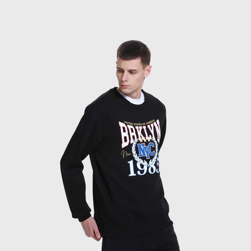 POLERÓN HOMBRE PRINT POSICIONAL NEGRO FSP IV - 2