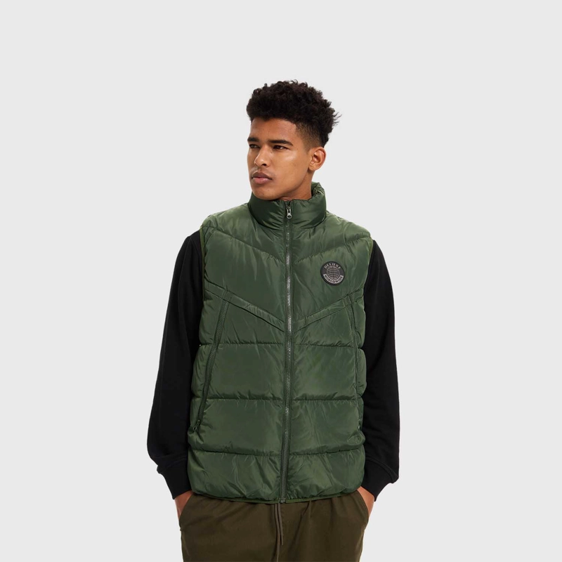 PARKA HOMBRE FULL ZIPPER CON BOLSILLO VERDE III FSP - 2