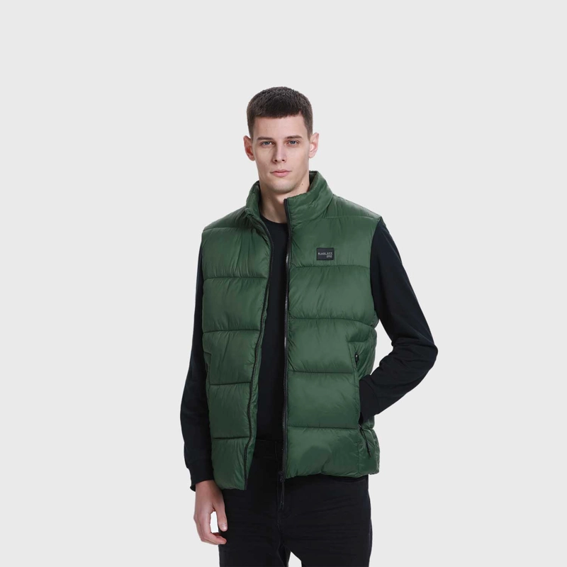 PARKA HOMBRE PUFFA VERDE MILITAR - 2