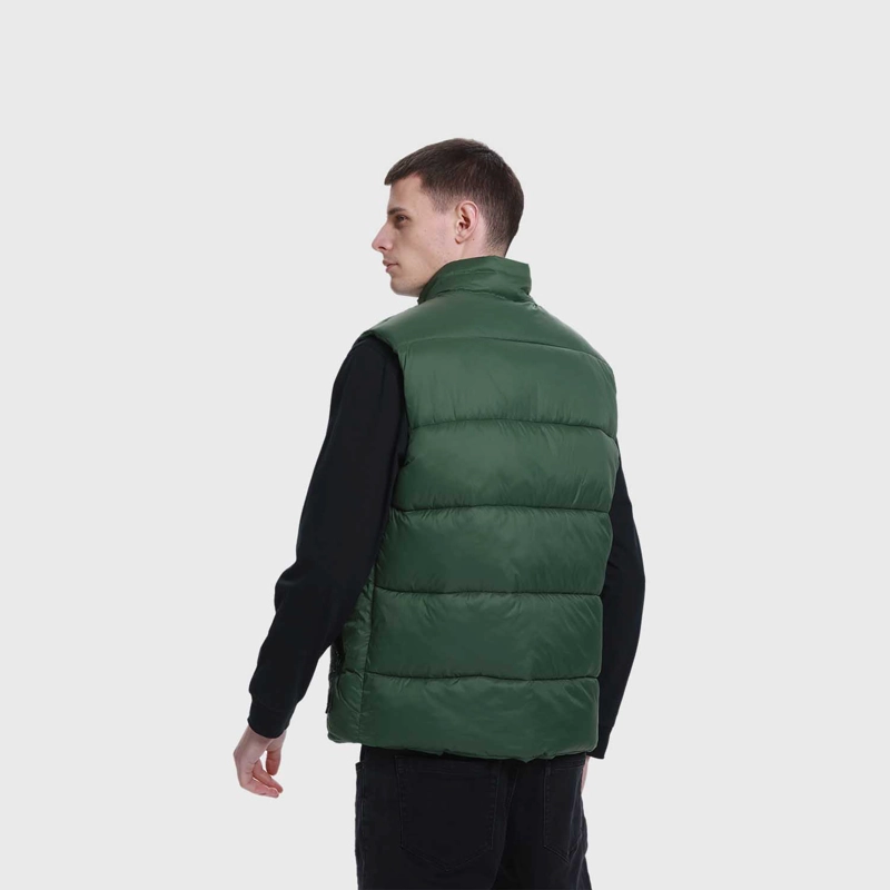 PARKA HOMBRE PUFFA VERDE MILITAR - 3