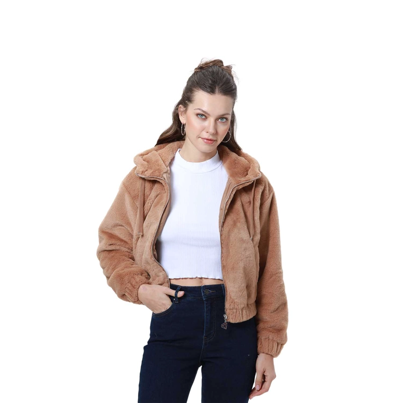 CHAQUETA MUJER POLAR CAMEL I - 1