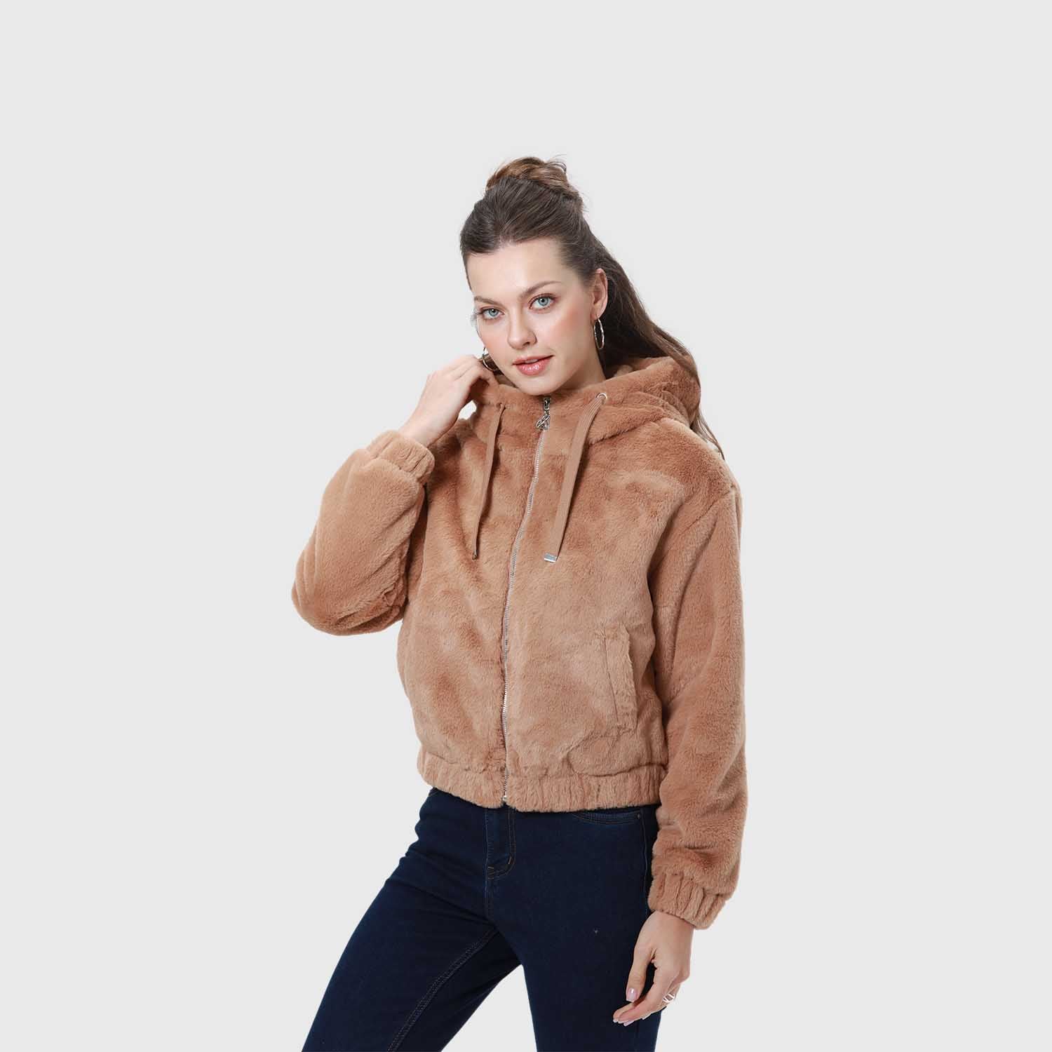 CHAQUETA MUJER POLAR CAMEL I - 2