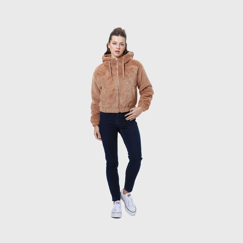 CHAQUETA MUJER POLAR CAMEL I - 4