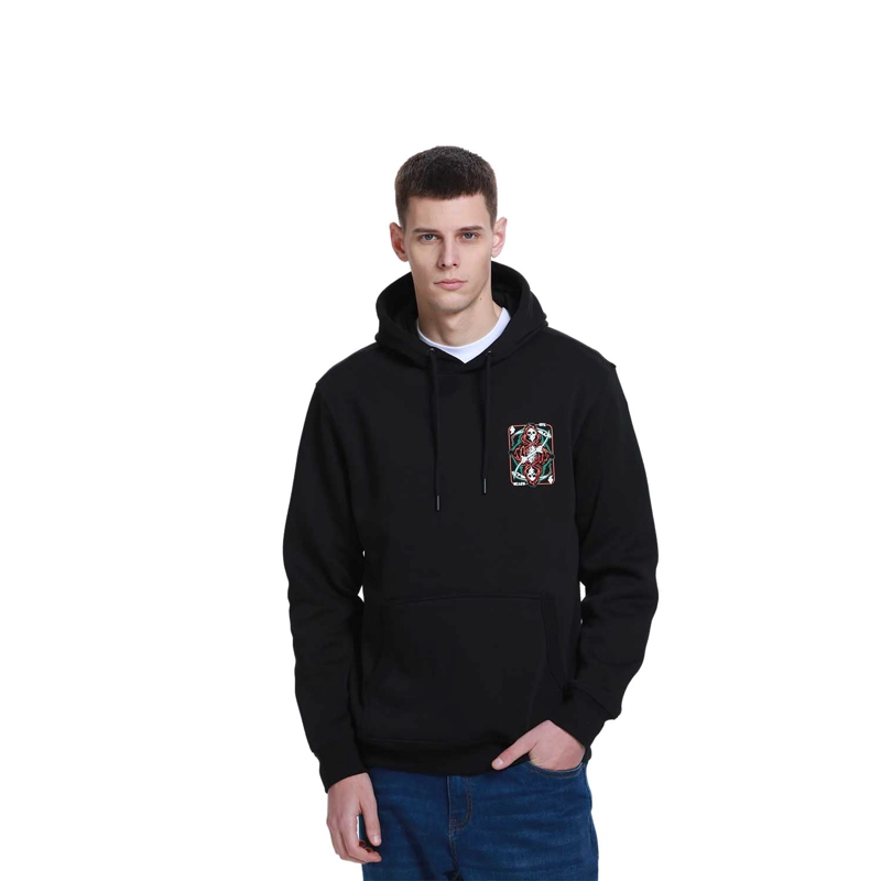 POLERÓN HOMBRE HOODIE PRINT NEGRO II - 1