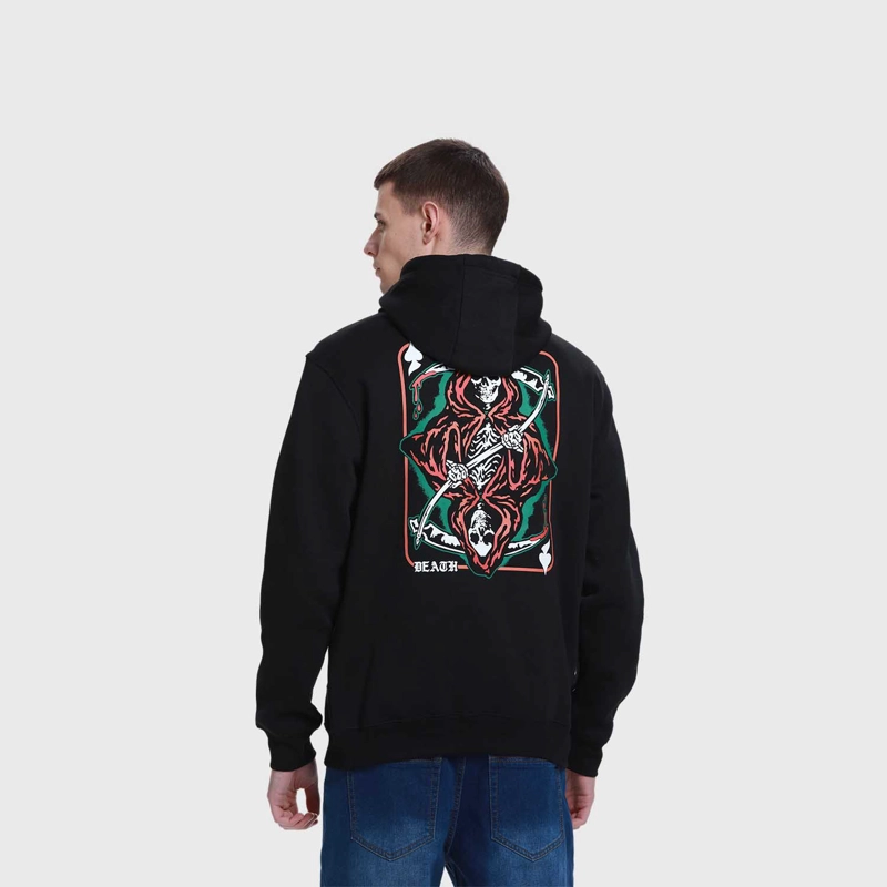 POLERÓN HOMBRE HOODIE PRINT NEGRO II - 3