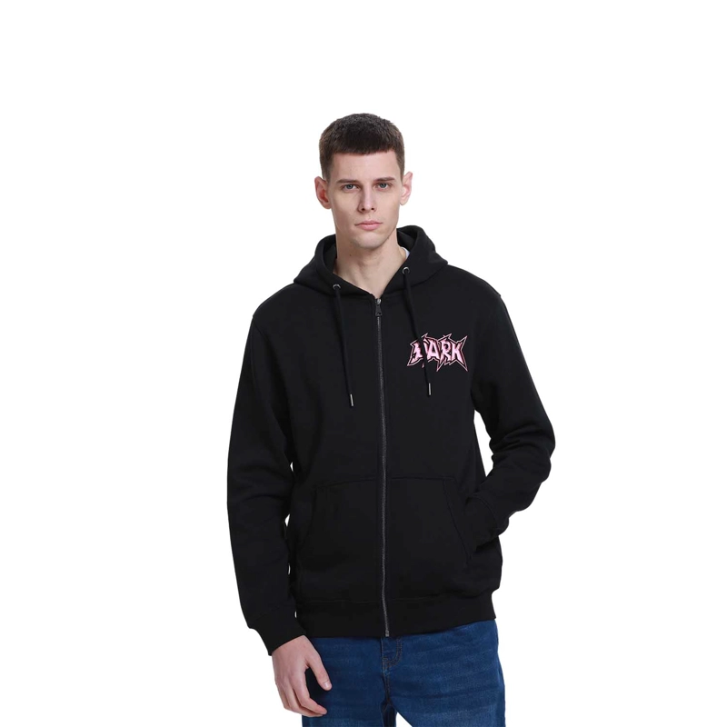POLERÓN HOMBRE HOODIE FULL ZIPPER NEGRO II FSP - 1