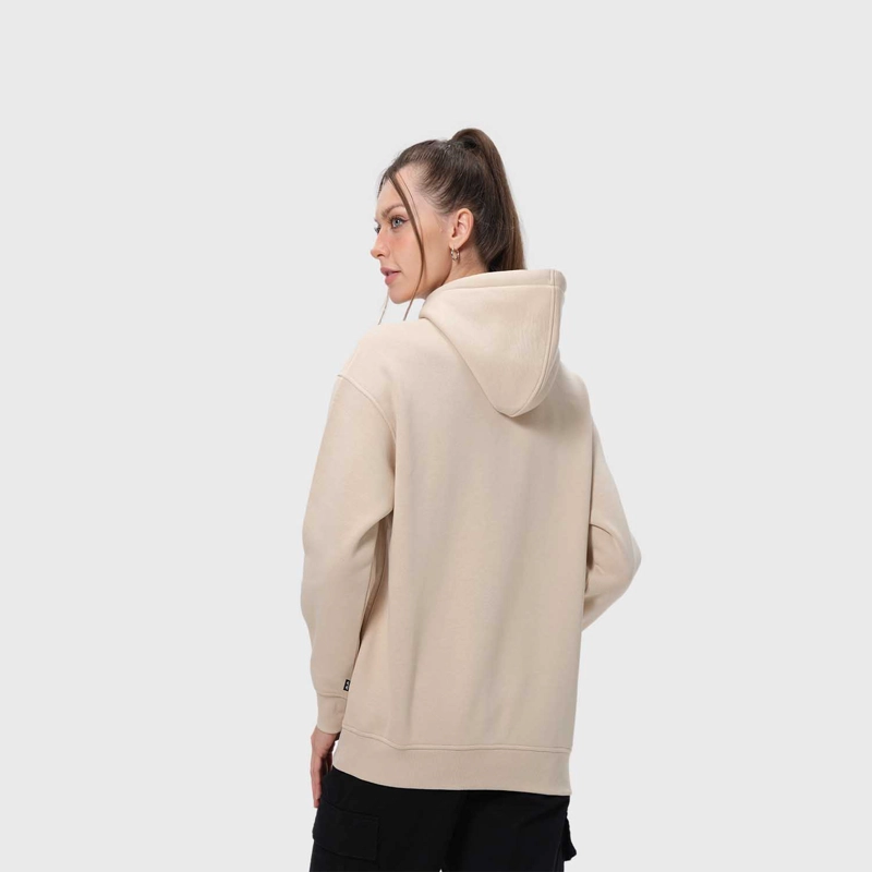 POLERÓN MUJER CANGURO PRINT BEIGE - 3
