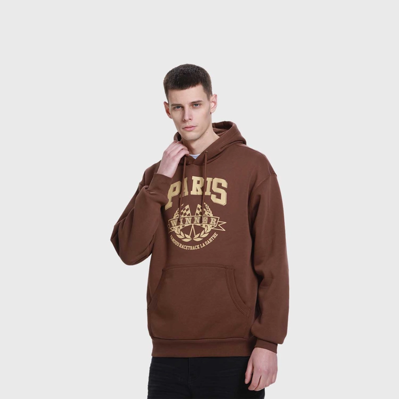 POLERÓN HOMBRE PRINT COLLEGE CHOCOLATE - 2