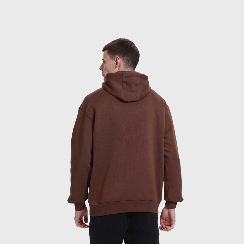 POLERÓN HOMBRE PRINT COLLEGE CHOCOLATE - 3