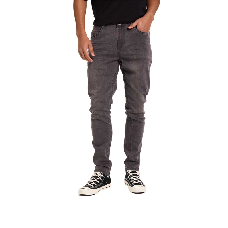 JEANS HOMBRE SKINNY 101 GRIS OSCURO FSP II - 1