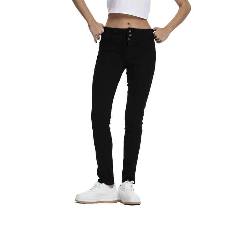 JEANS MUJER CASTILLA NEGRO - 1