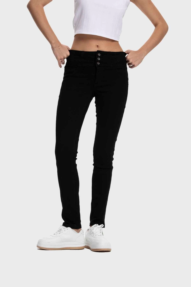 JEANS MUJER CASTILLA NEGRO - 3