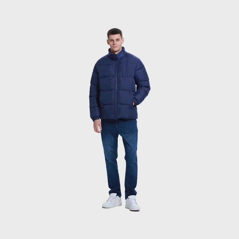PARKA HOMBRE PUFFA AZUL OSCURO - 4