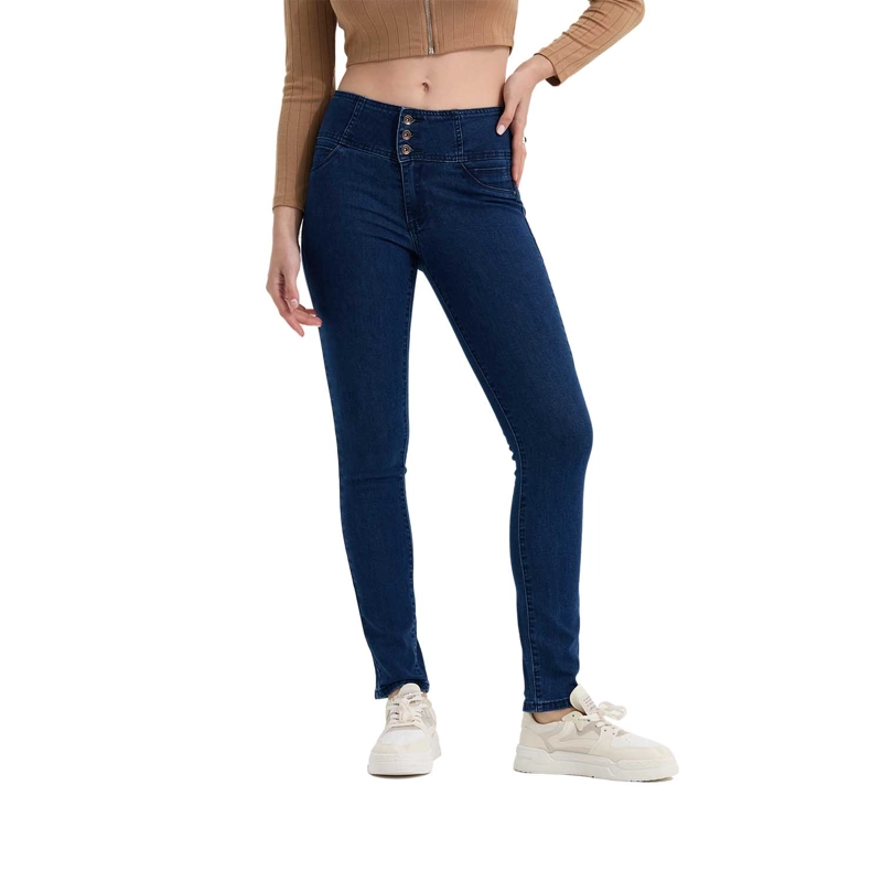 JEANS MUJER MODELO CASTILLA AZUL OSCURO - 1