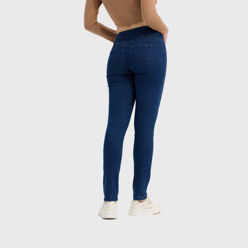 JEANS MUJER MODELO CASTILLA AZUL OSCURO - 3