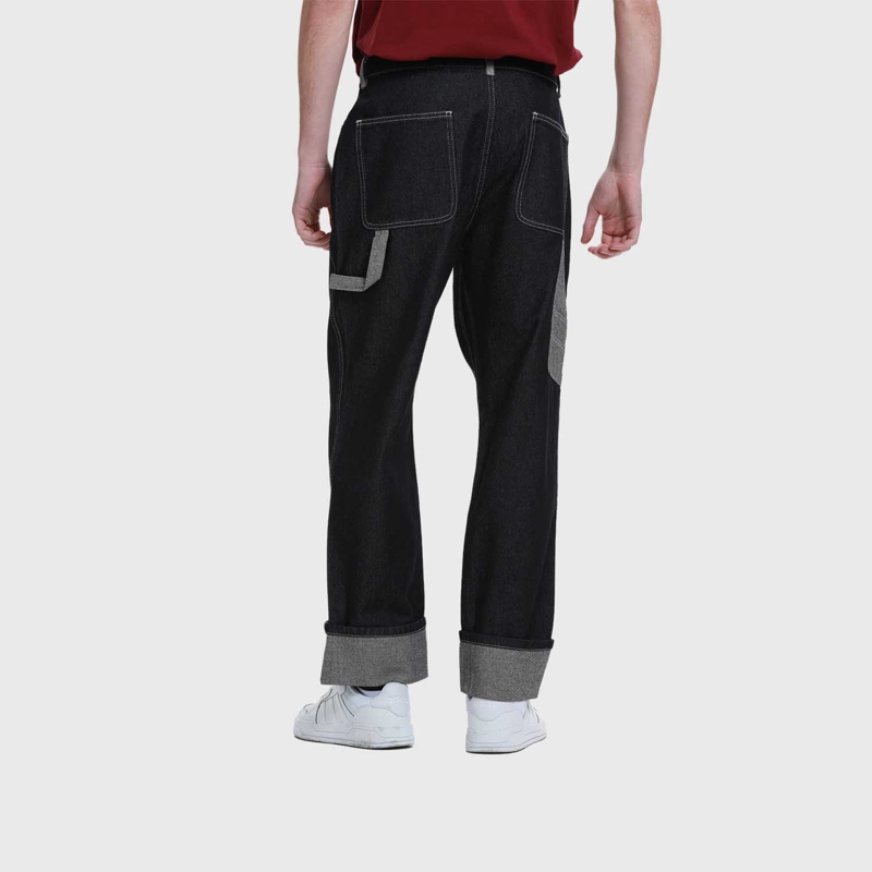 JEANS HOMBRE CONTRASTE NEGRO - 3