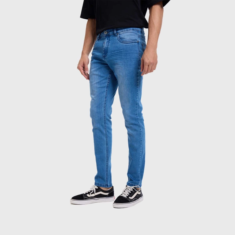 JEANS HOMBRE SKINNY 101 AZUL CLARO - 4