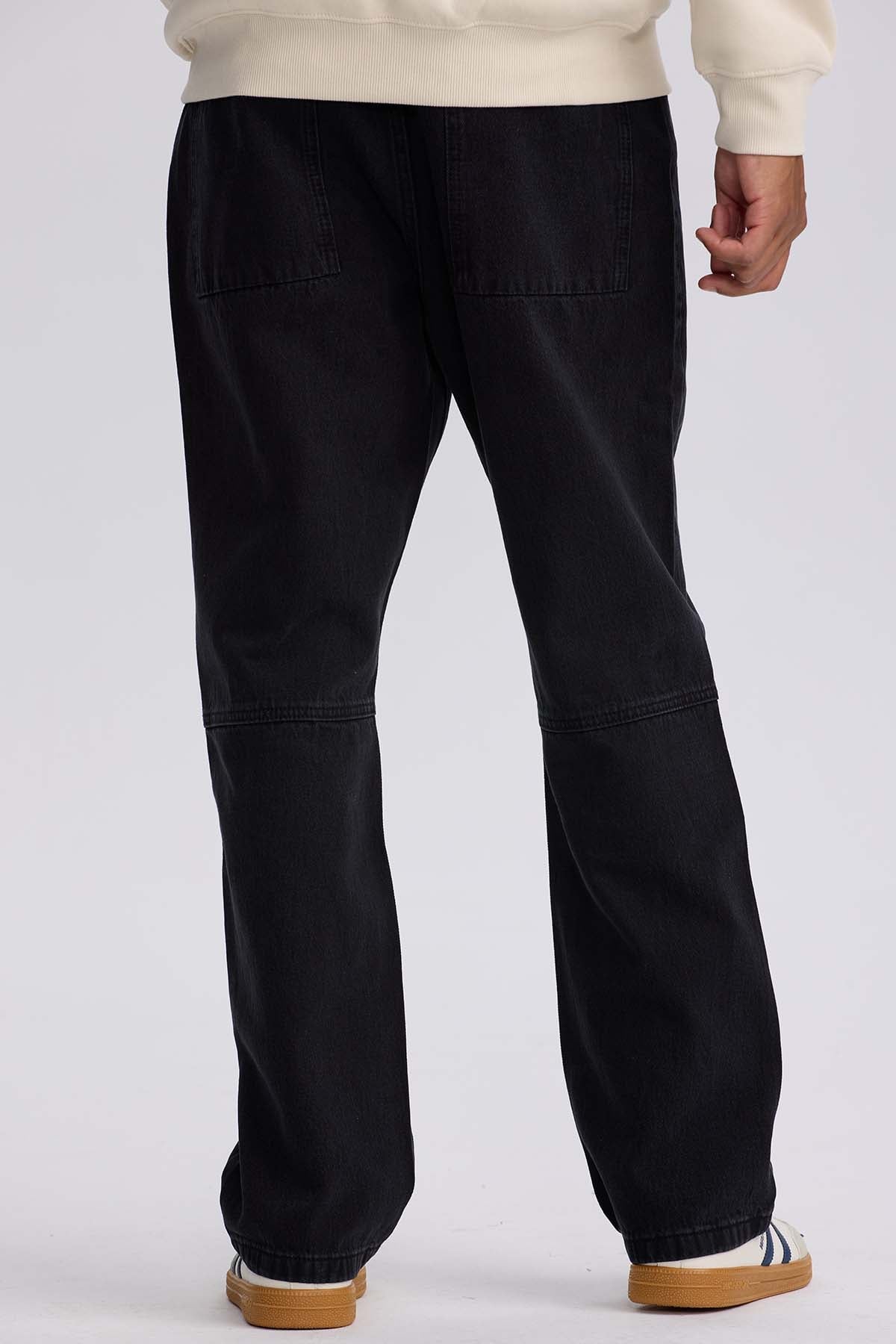 JEANS HOMBRE RETRO SKATER EN COLOR NEGRO - 3