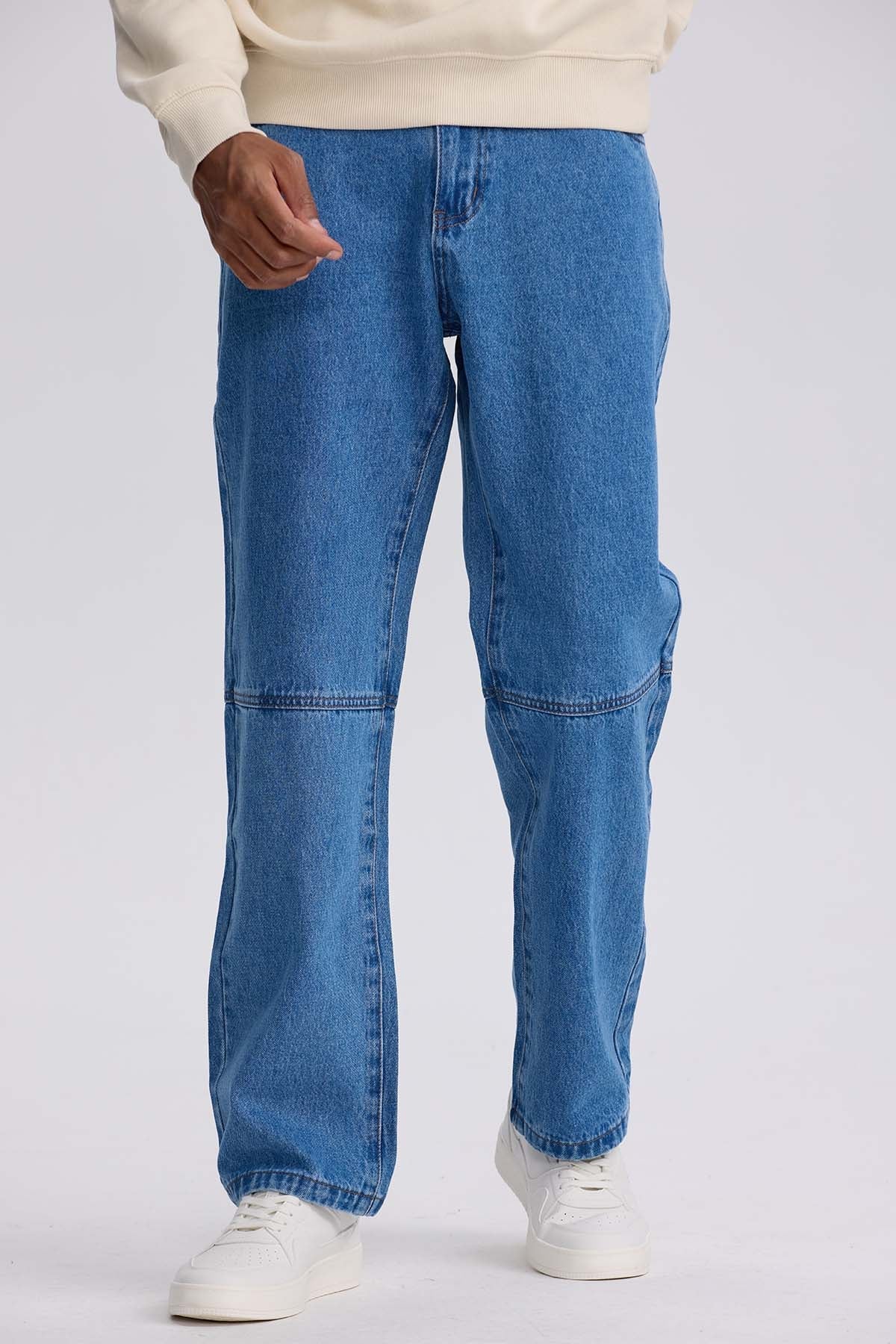 JEANS HOMBRE RETRO SKATER AZUL - 1