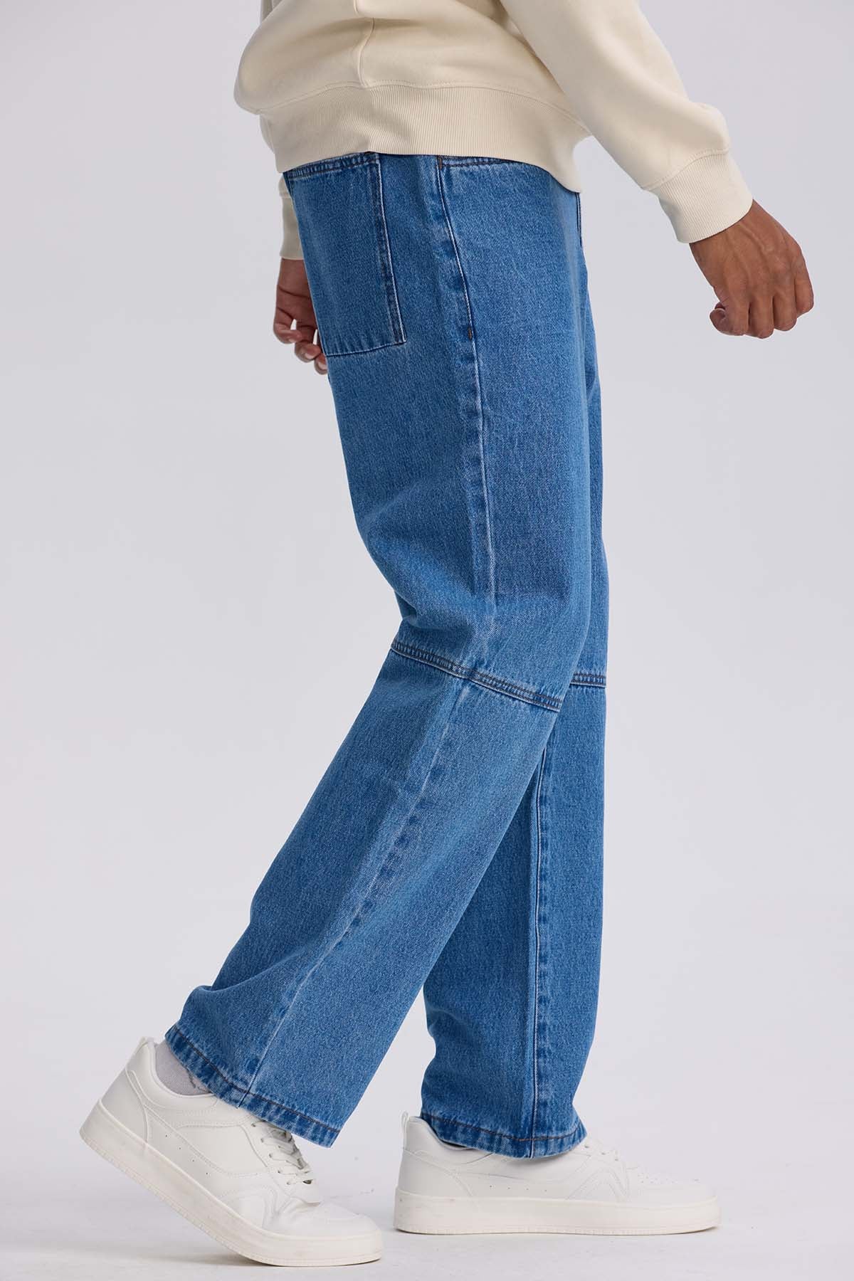 JEANS HOMBRE RETRO SKATER AZUL - 2
