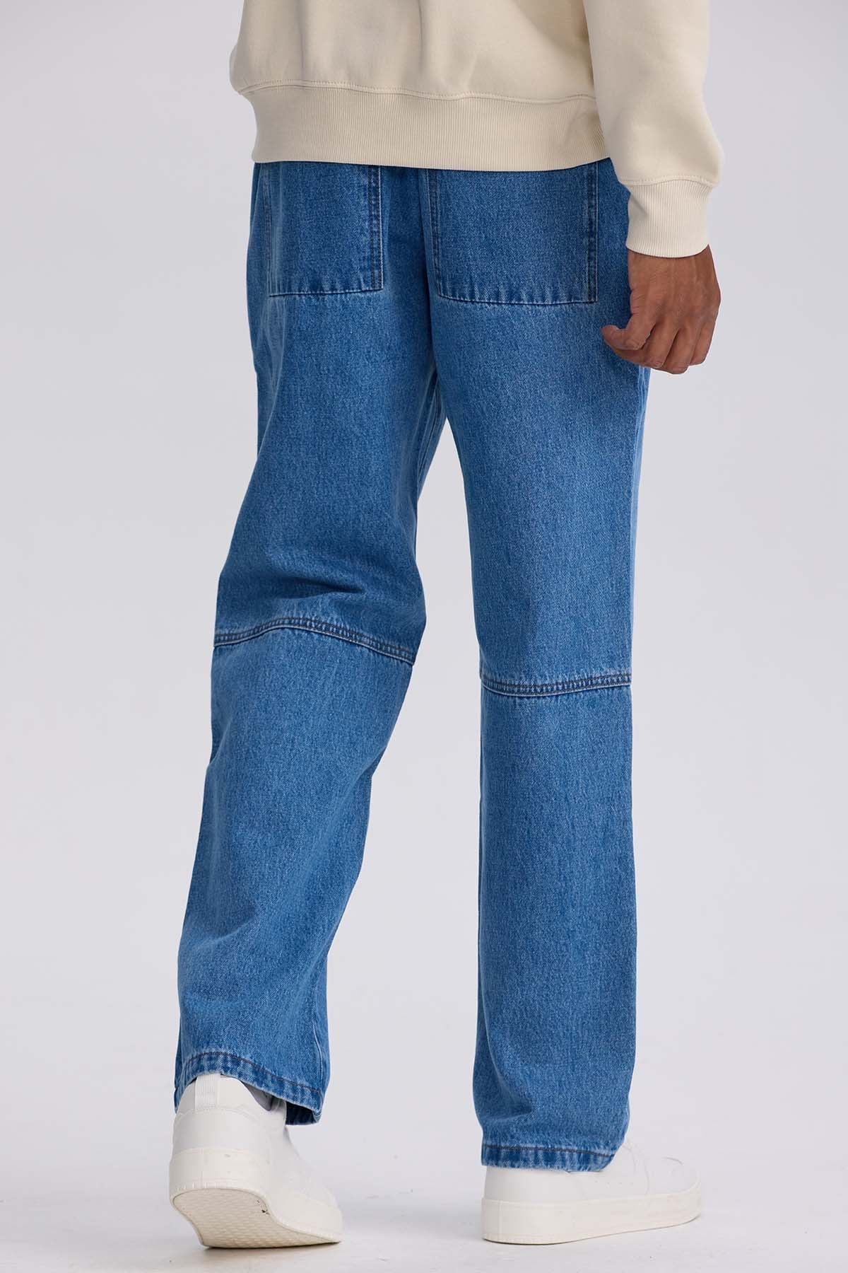 JEANS HOMBRE RETRO SKATER AZUL - 3
