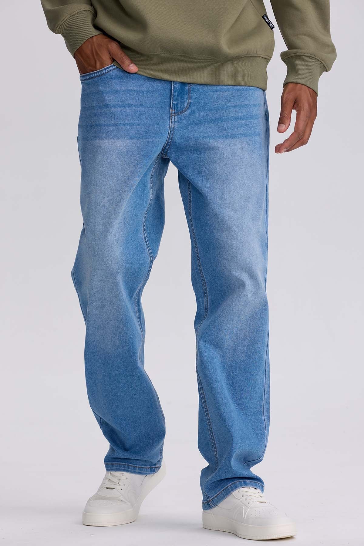 JEANS HOMBRE STRAIGHT 605 AZUL CLARO - 1