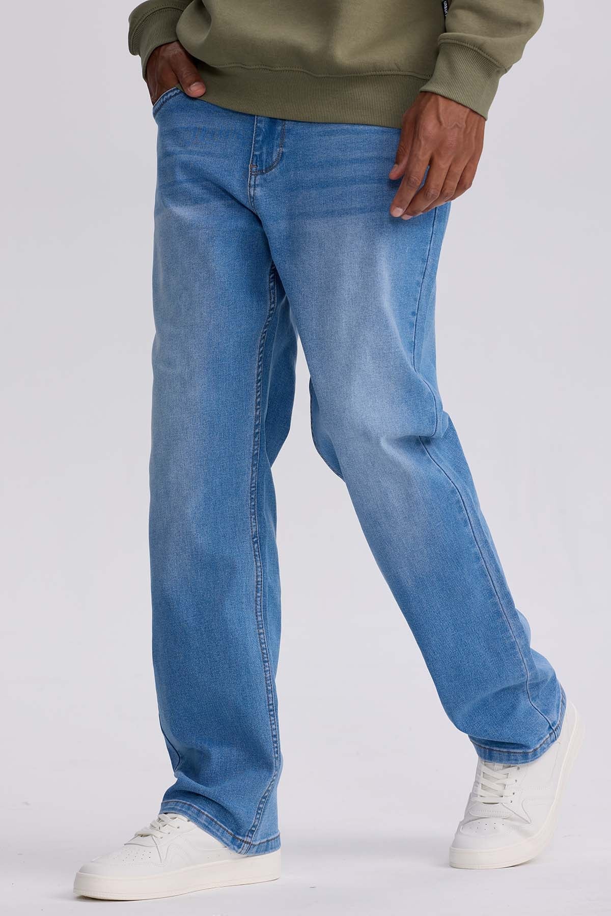 JEANS HOMBRE STRAIGHT 605 AZUL CLARO - 2