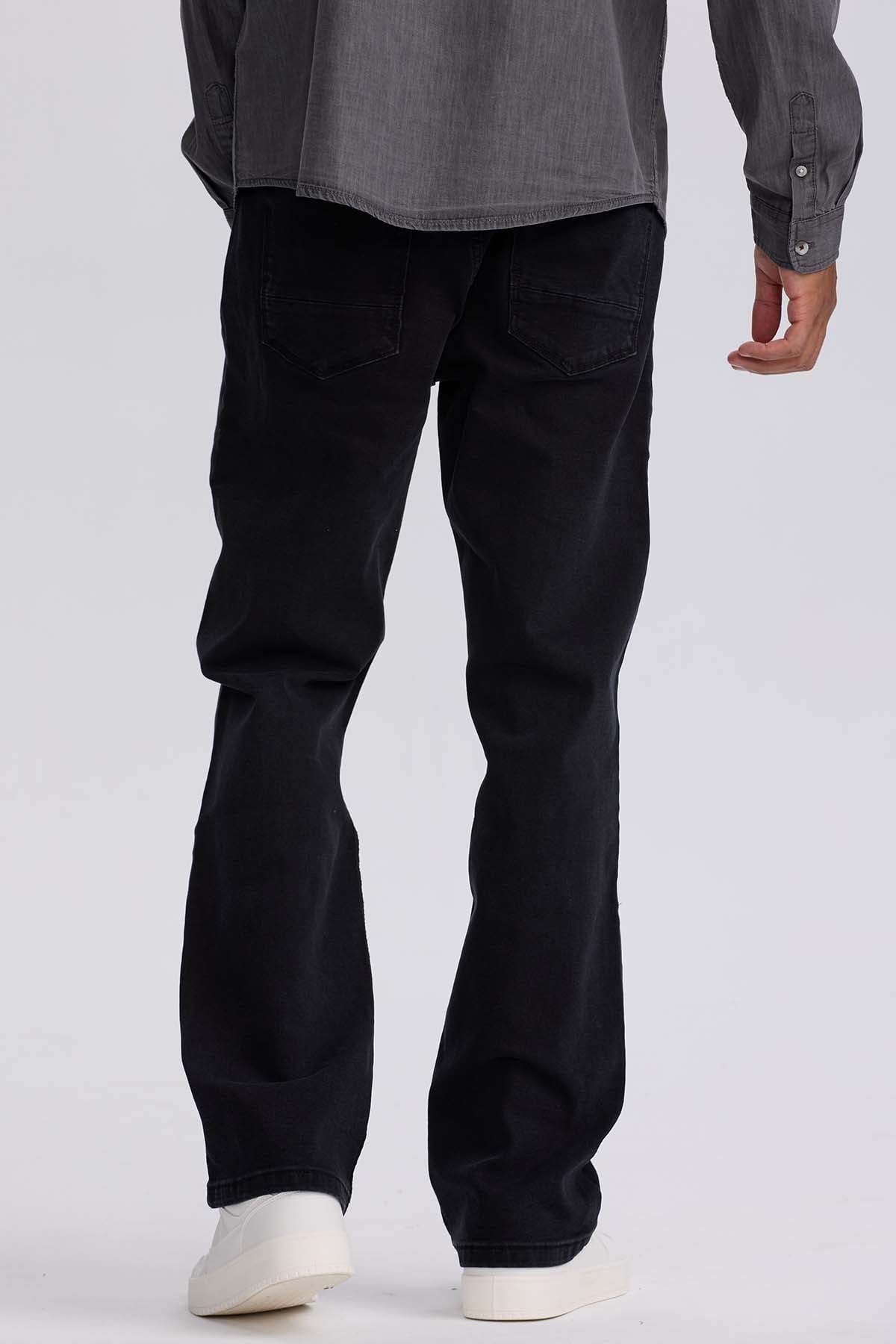 JEANS HOMBRE STRAIGHT 605 EN COLOR NEGRO - 3