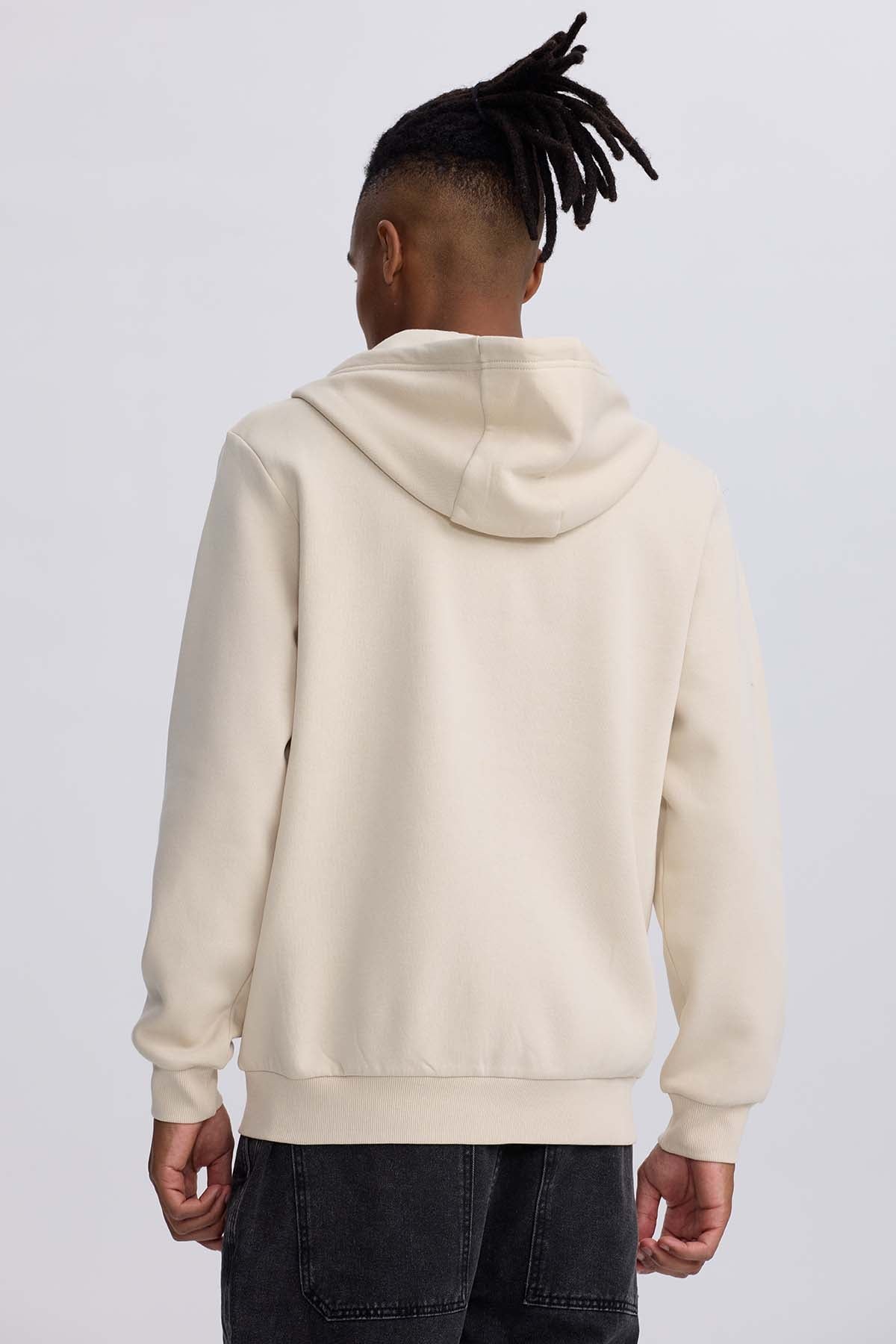 POLERÓN HOMBRE FULL ZIPPER BEIGE - 3