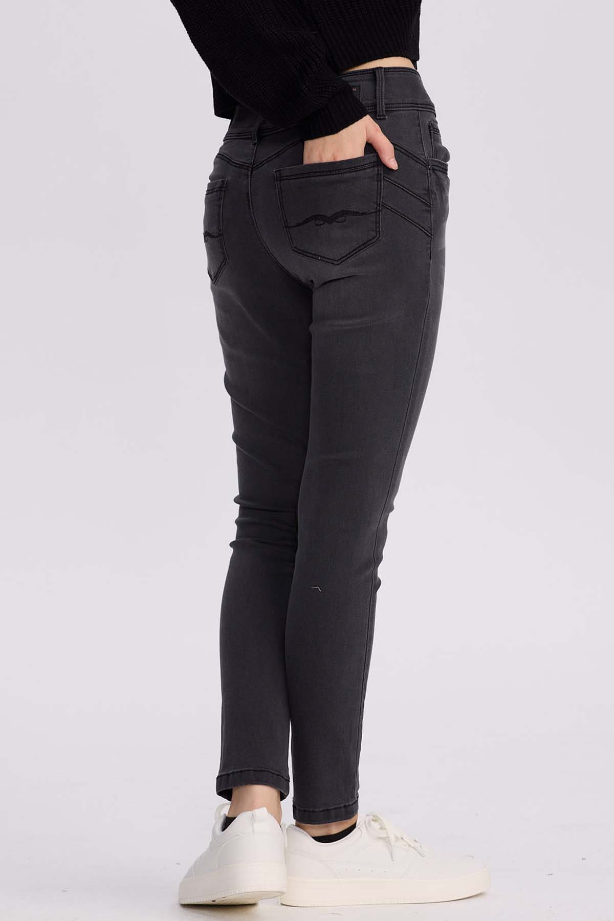 JEANS MUJER SKINNY KIM NEGRO - 2
