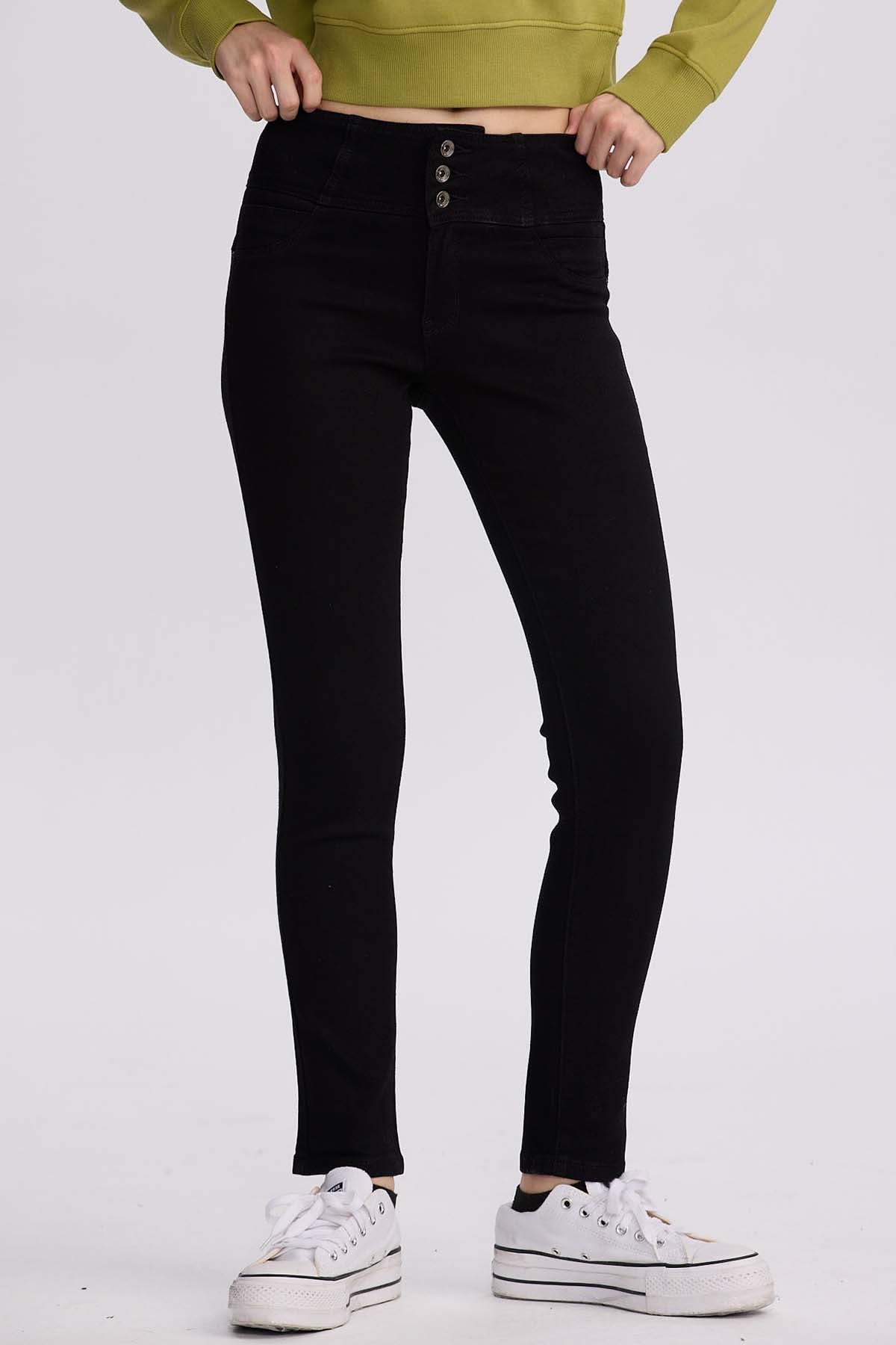 JEANS MUJER CASTILLA NEGRO - 1