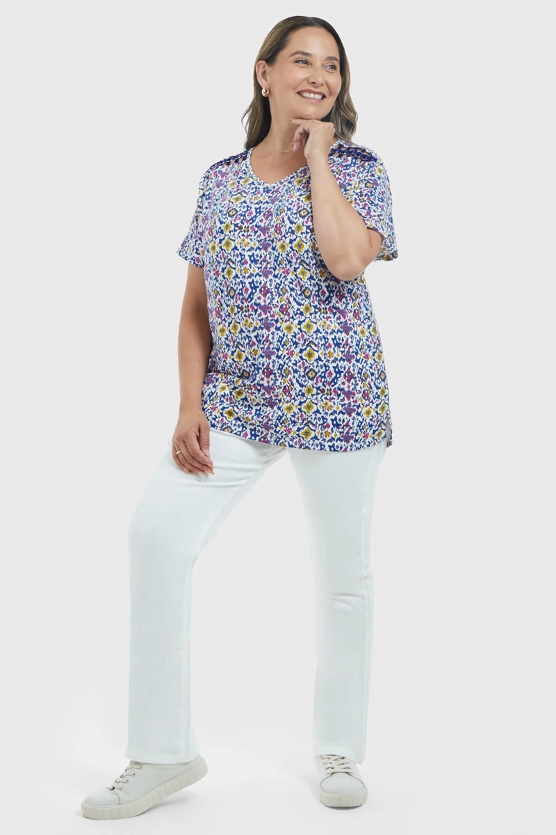 POLERA MUJER PRINT MORADO - 3