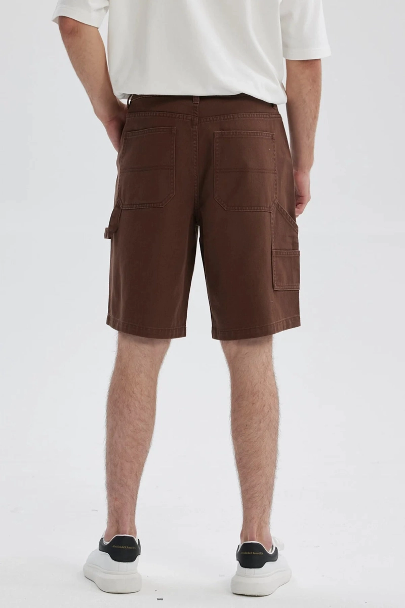 BERMUDA HOMBRE CARPINTERO BAGGY FIT CAFE - 4