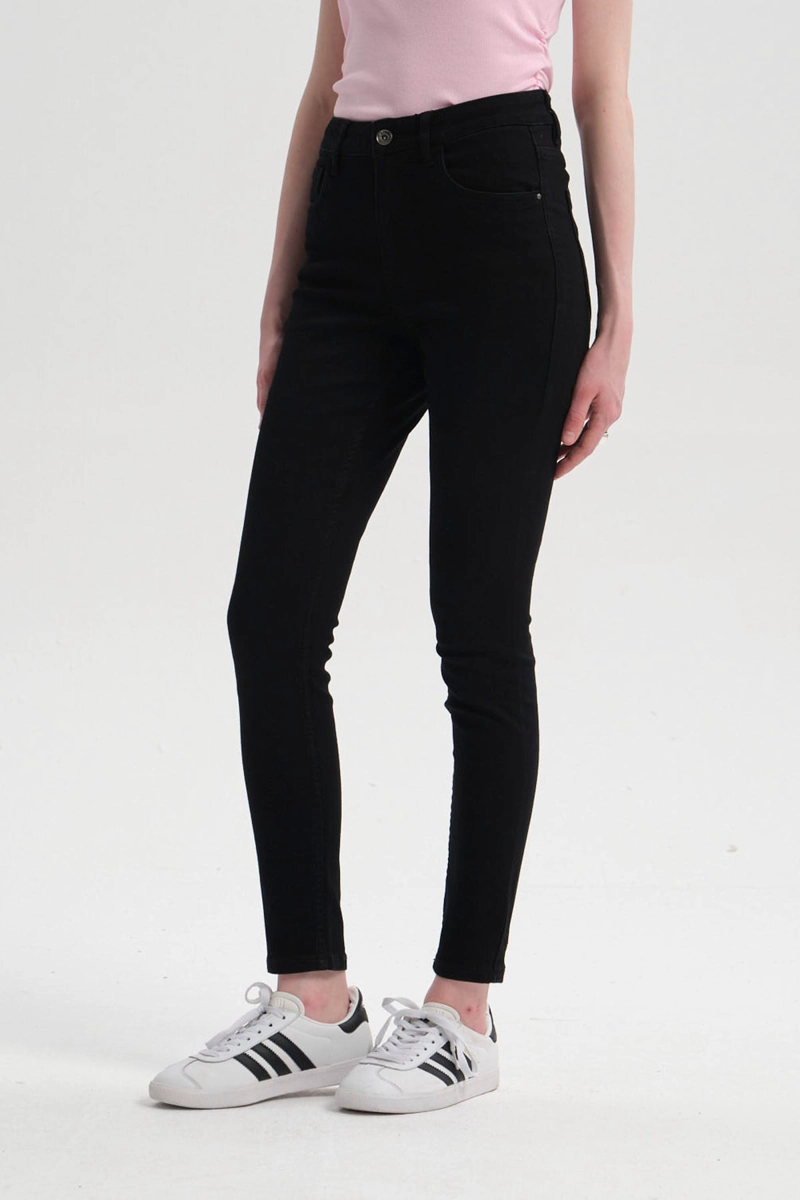 JEANS MUJER SUPER SKINNY EMILIA NEGRO - 2