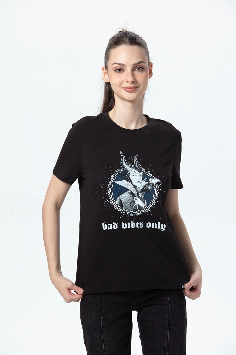POLERA MUJER VILLANAS NEGRO - 1