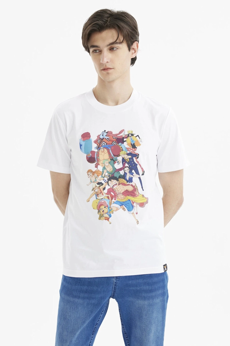 POLERA HOMBRE ONE PIECE BLANCO - 1