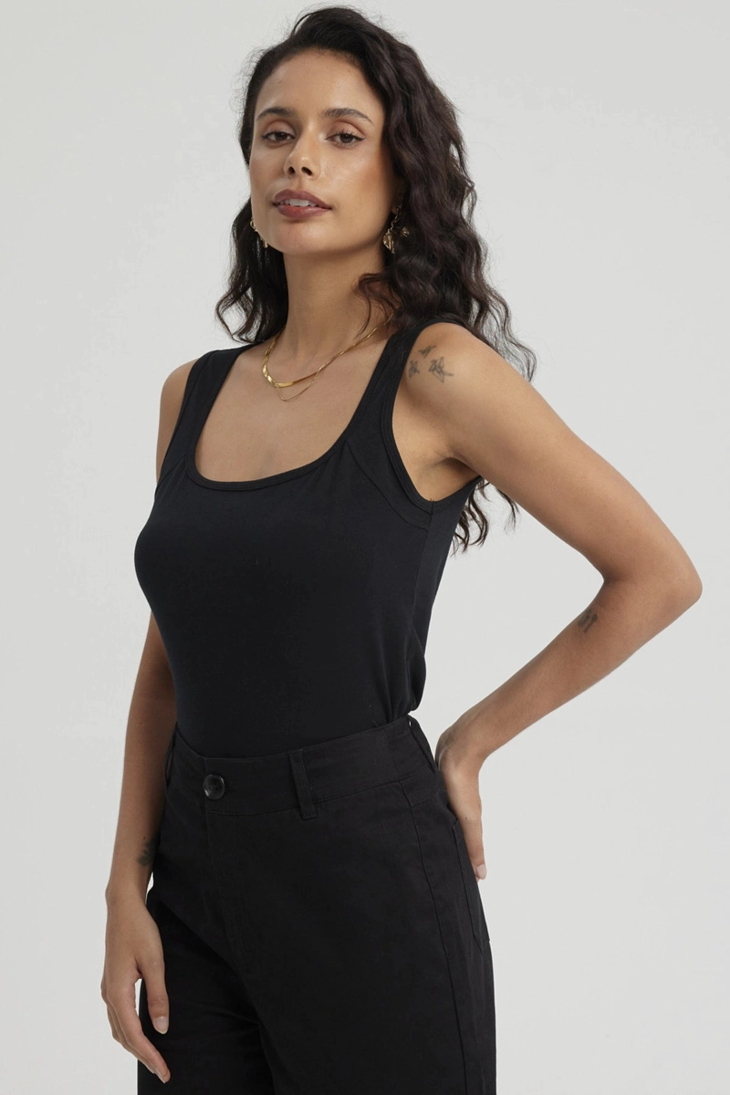 POLERA MUJER BIPACK LISA NEGRO - 3