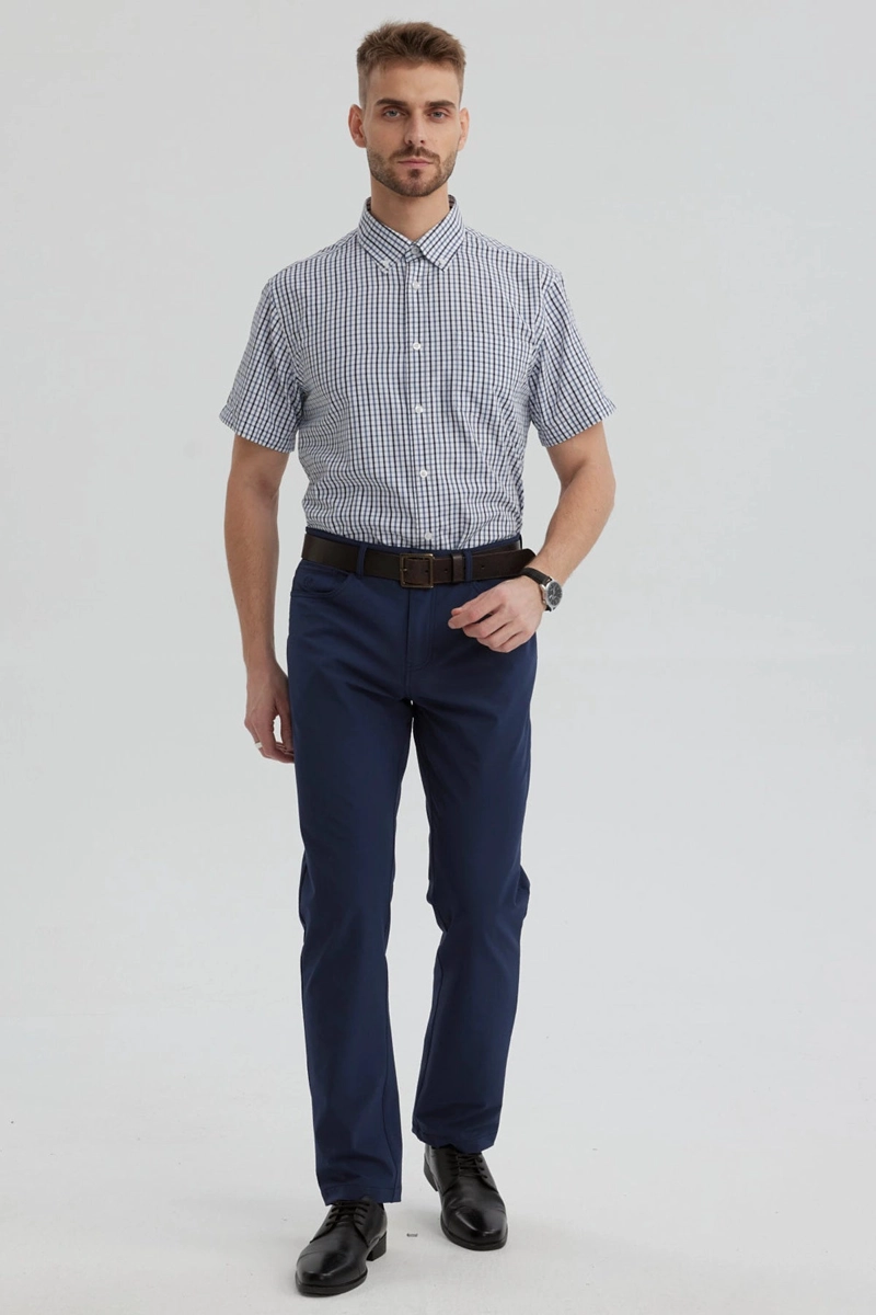 CAMISA HOMBRE RAPPORT REGALO AZUL - 4