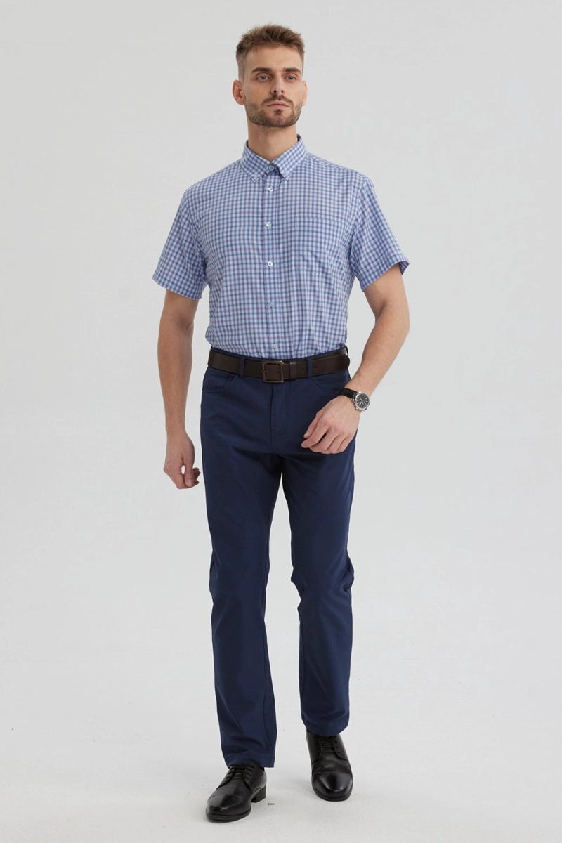 CAMISA HOMBRE RAPPORT REGALO AZUL DENIM - 4