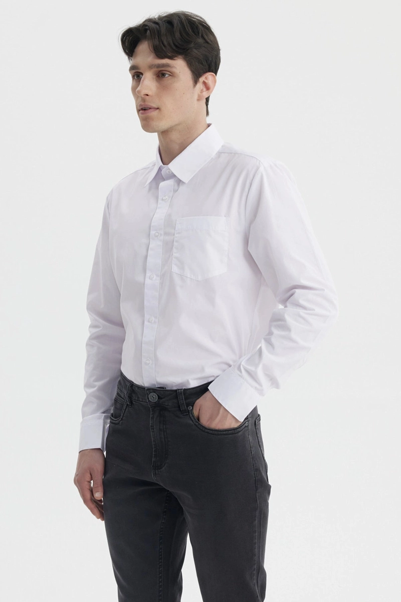 CAMISA HOMBRE BIPACK BLANCO - 2