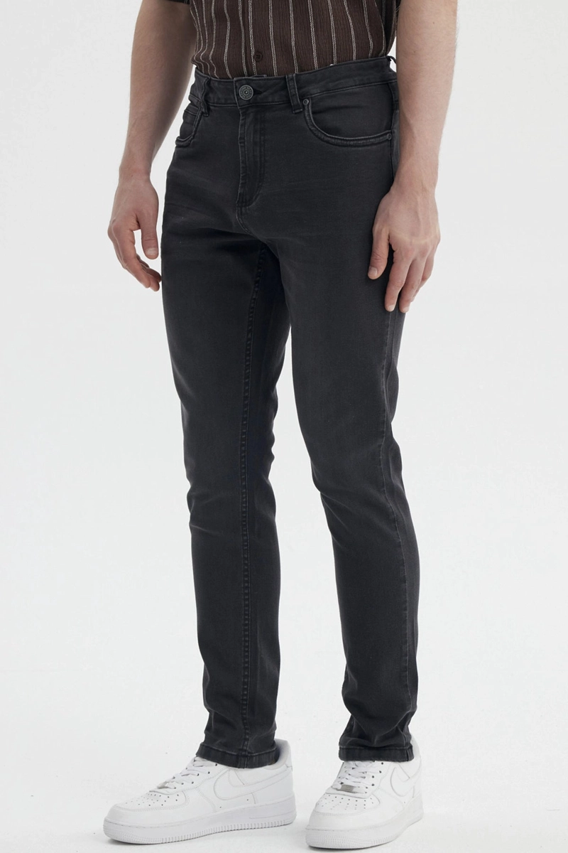 JEANS HOMBRE SKINNY 101 NEGRO - 2