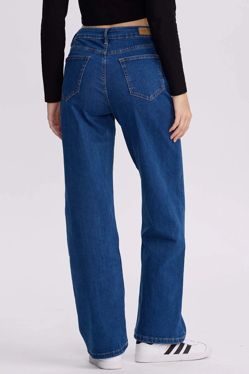 JEANS MUJER RECTO SOFIA AZUL OSCURO - 3