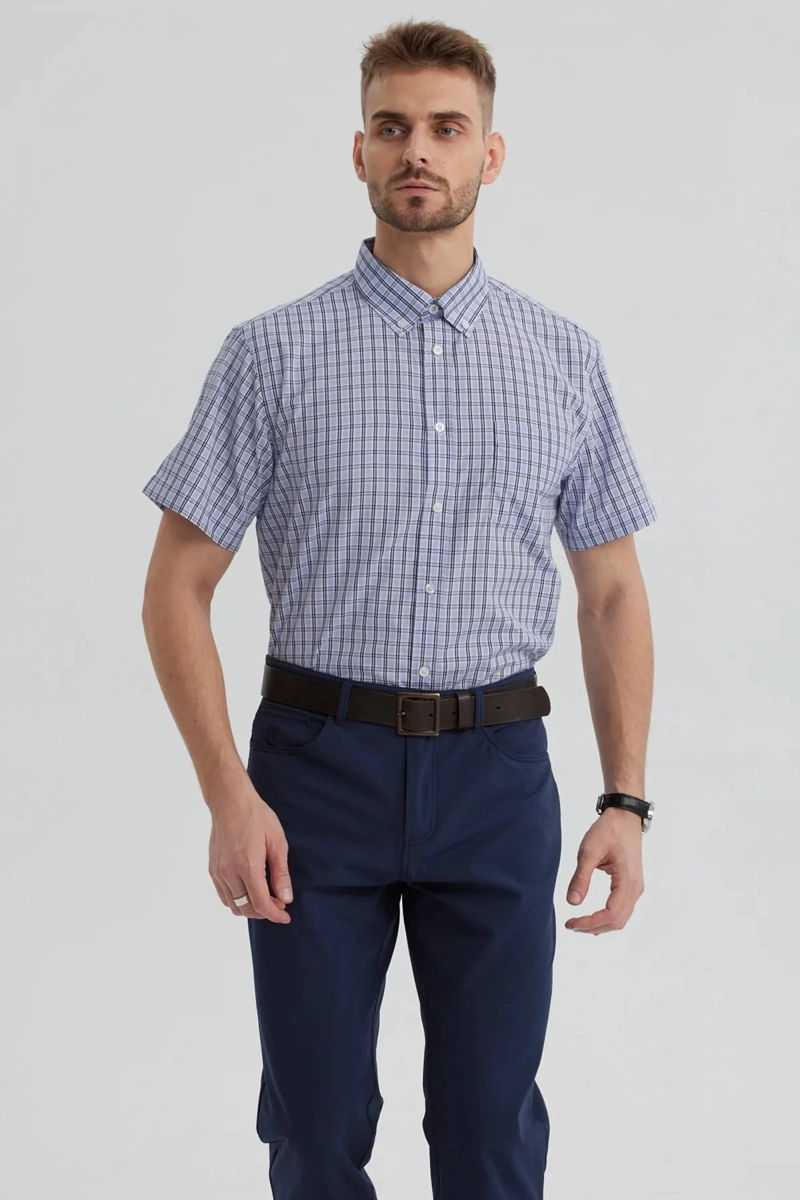 CAMISA HOMBRE RAPPORT REGALO CELESTE - 1