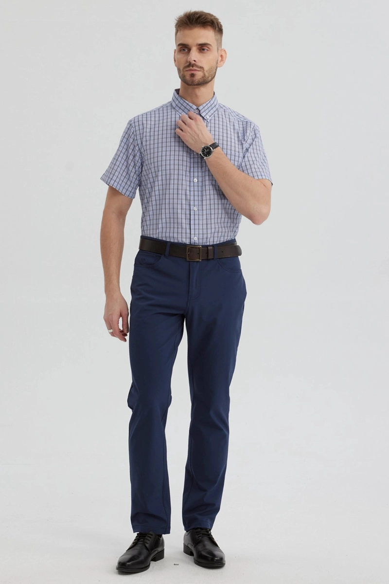 CAMISA HOMBRE RAPPORT REGALO CELESTE - 4