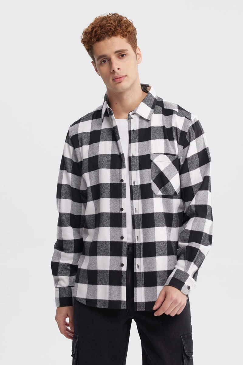 CAMISA HOMBRE SLIM NEGRO - 1