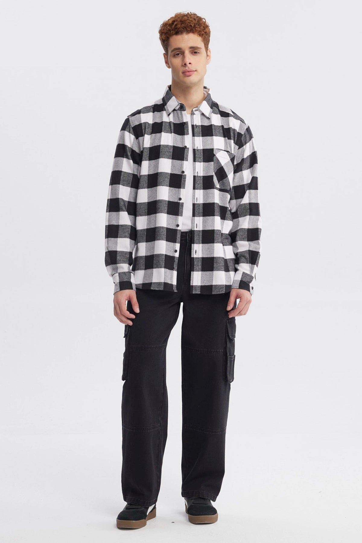 CAMISA HOMBRE SLIM NEGRO - 4
