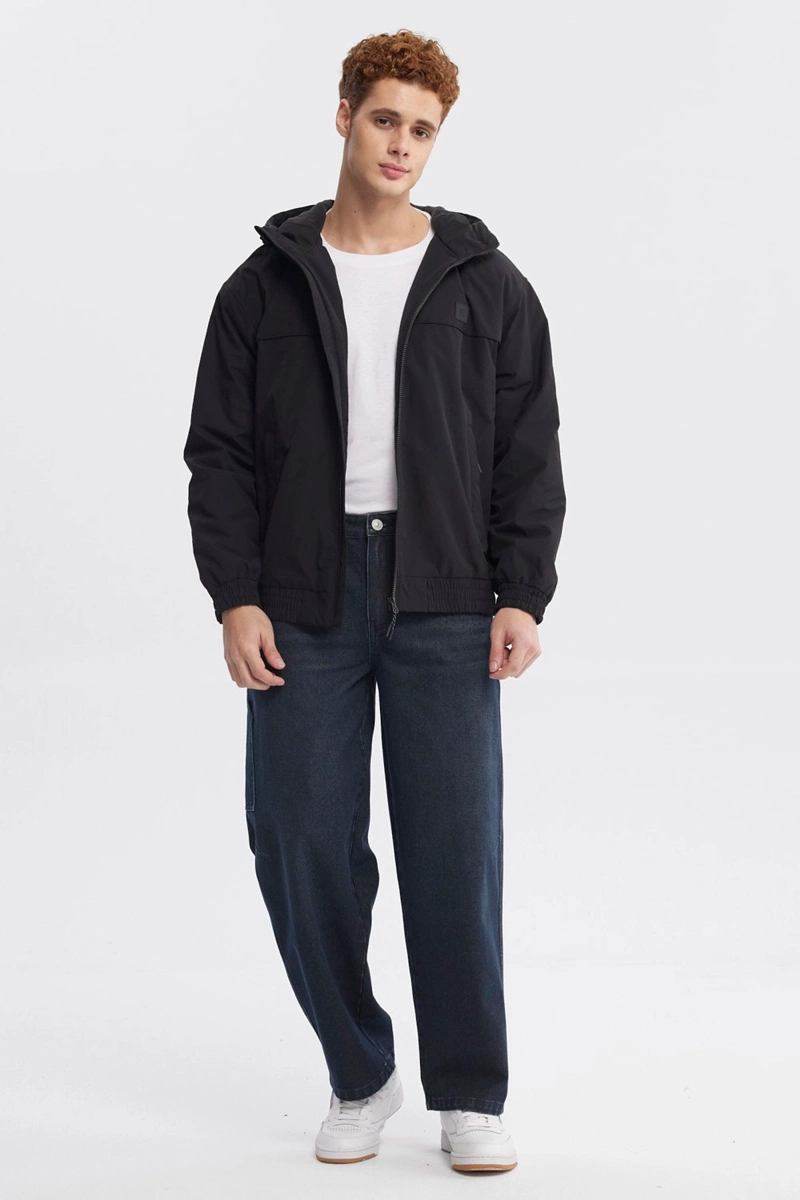 CHAQUETA HOMBRE SLIM JUVENIL NEGRO - 4