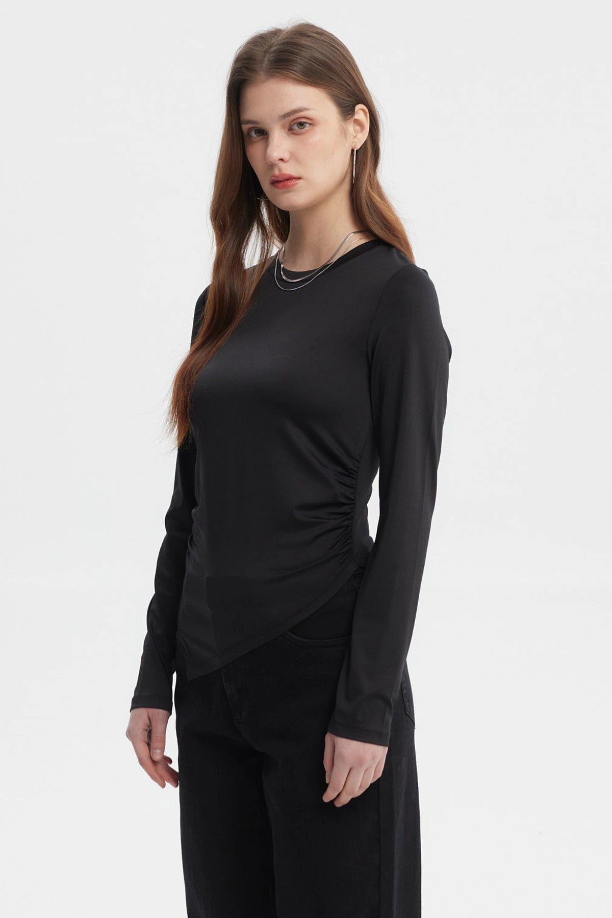 POLERA MUJER BASTA EN PUNTA NEGRO - 2