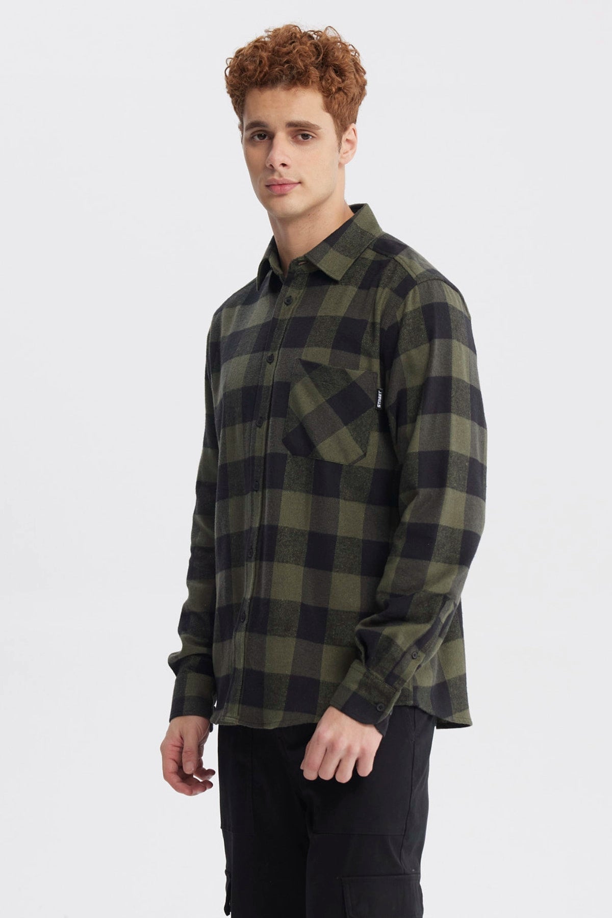 CAMISA HOMBRE SLIM VERDE - 2