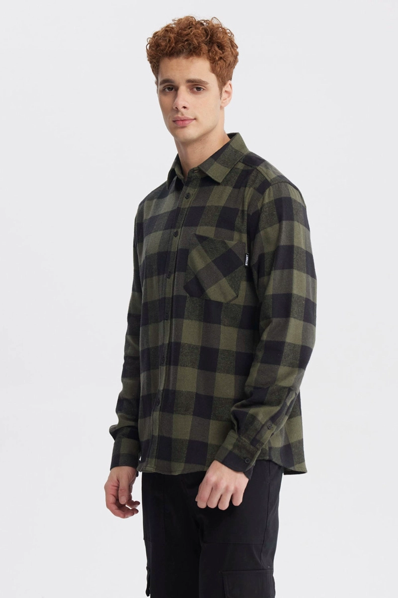 CAMISA HOMBRE SLIM VERDE - 2